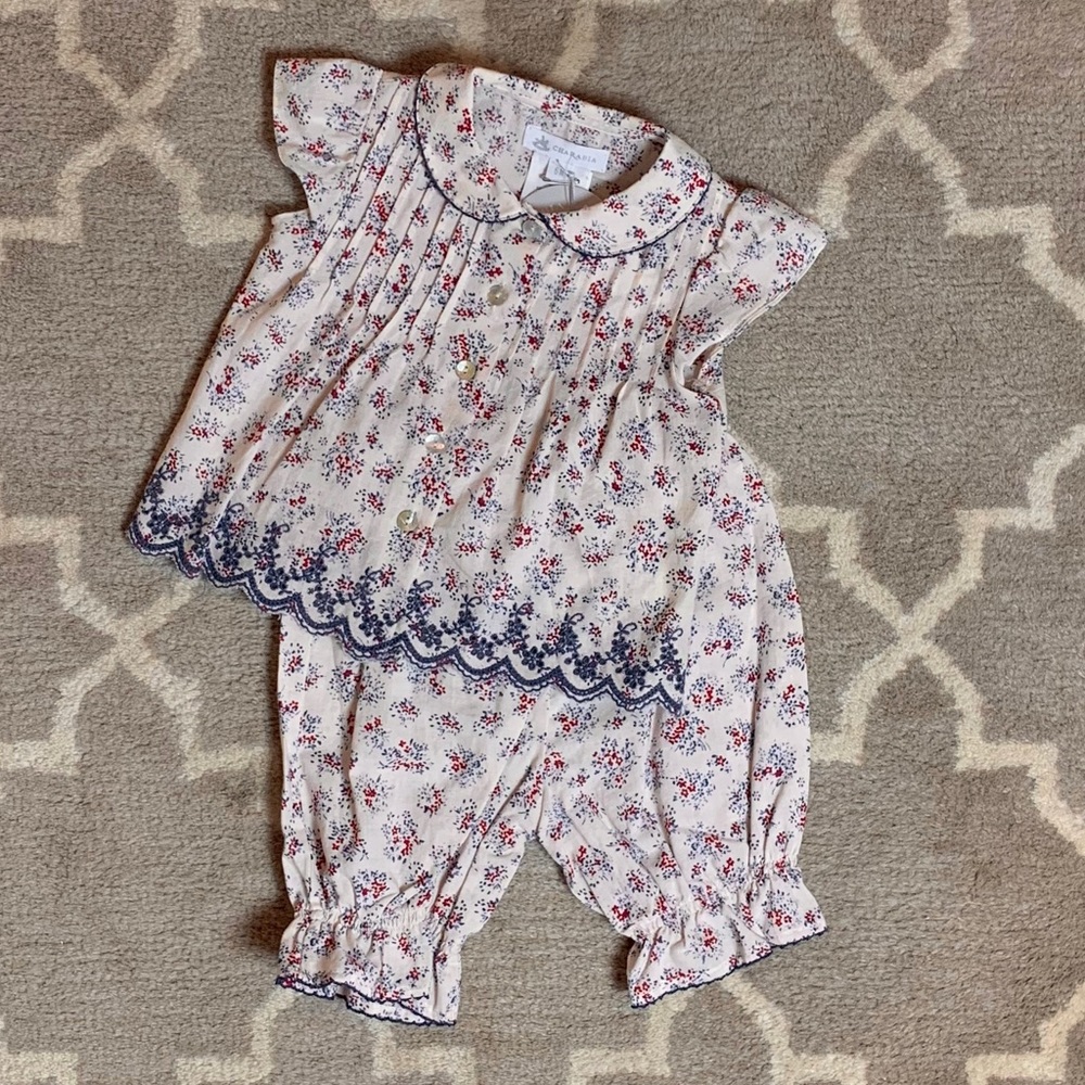 NWT Charabia Paris top/pants set